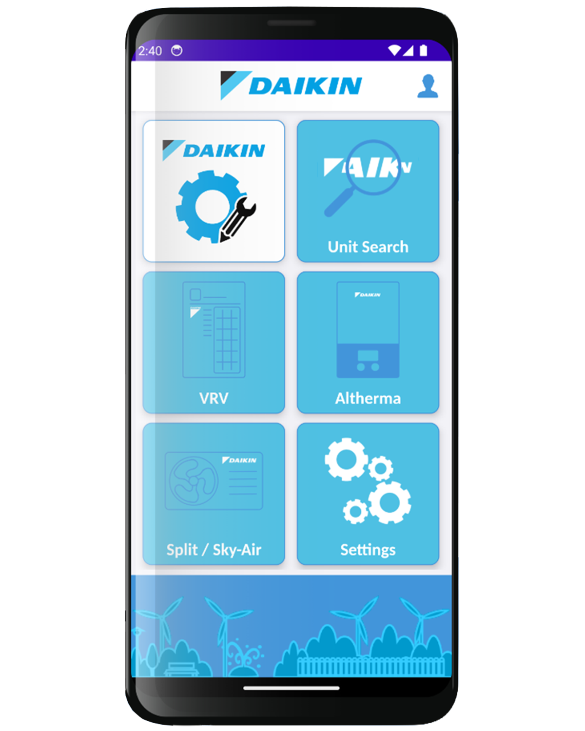 Daikin App Interface
